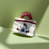 White Hello Kitty cartoon makeup bag portable toiletry and storage bag details Picture